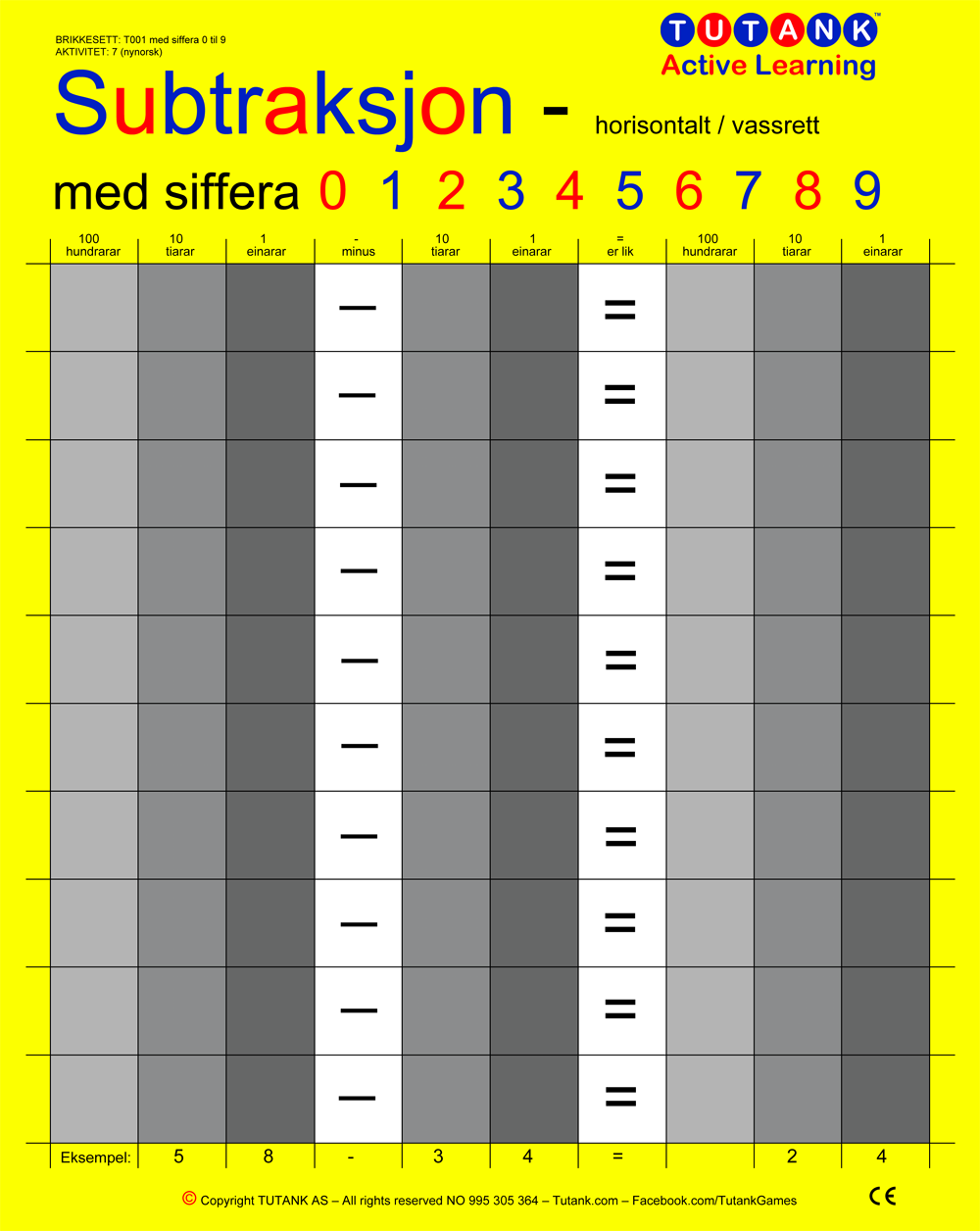 7_Subtraksjon_horisontalt_nn